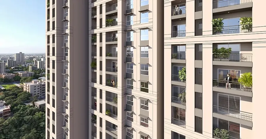 Brigade Granada Whitefield concept skyline view toward the Whitefield IT corridor